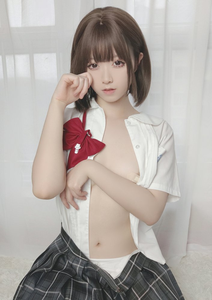 Asagiriai（愛ちゃん）- NO.025 制服自拍 [21P]